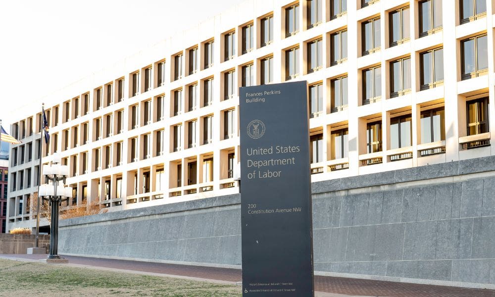 U.S. Department of Labor building exterior