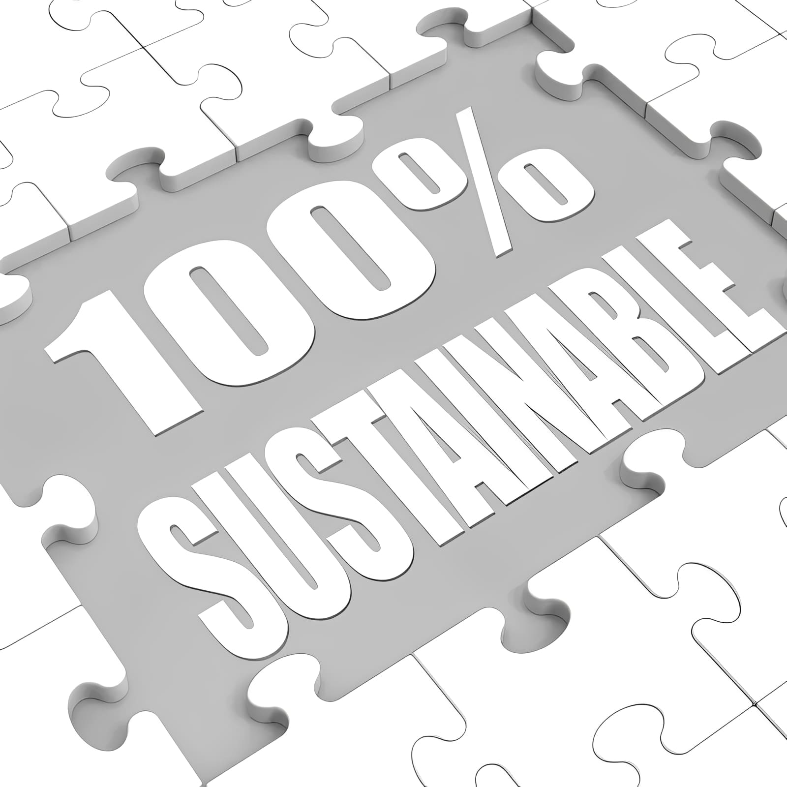 Eco-friendly puzzle message