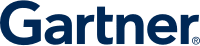 Gartner logo in blue text