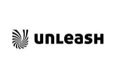 Unleash logo with spiral design