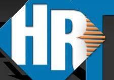 Stylized HRT letters logo design